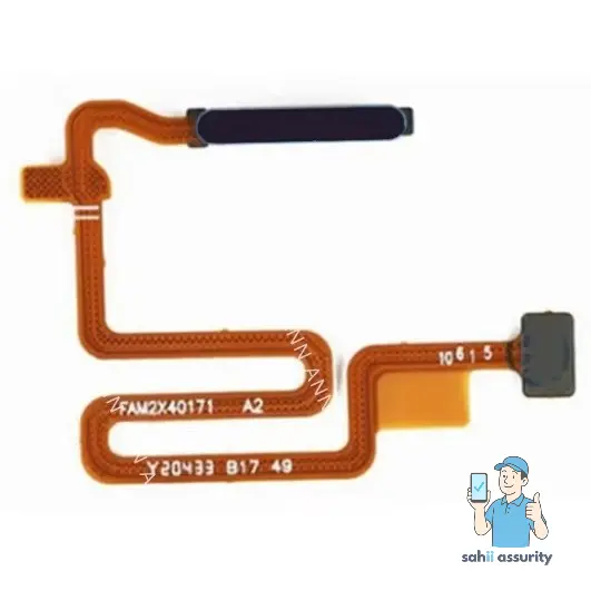 Fingerprint Sensor with Flex Cable for Realme 8 5G Black